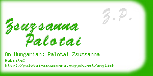 zsuzsanna palotai business card